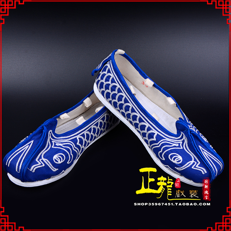 哈密戏鞋舞台演出鞋水路英雄三义斋布底鱼鳞洒