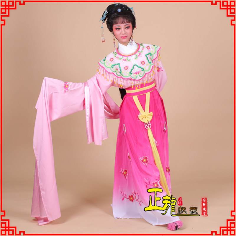 哈密水袖青衣练功花旦服 梅花古装衣