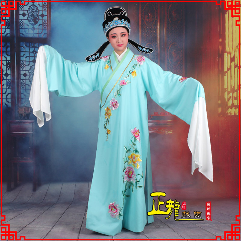 哈密梁祝小生褶子道袍 吴素英版小生衣